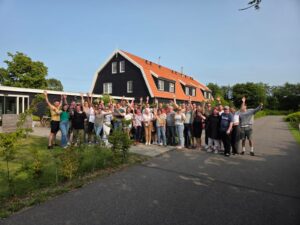 groepsfoto texel lustrumreis